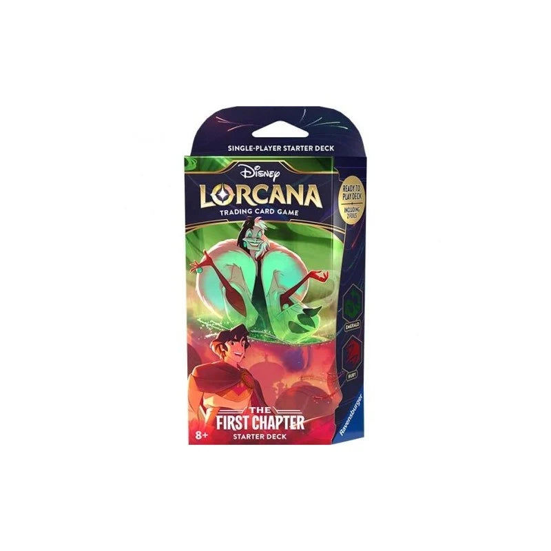 Disney Lorcana: The First Chapter Starter Deck - Emerald/Ruby