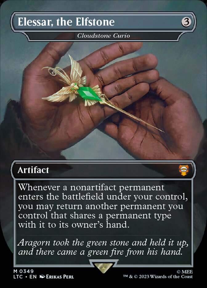 Elessar, the Elfstone - Cloudstone Curio