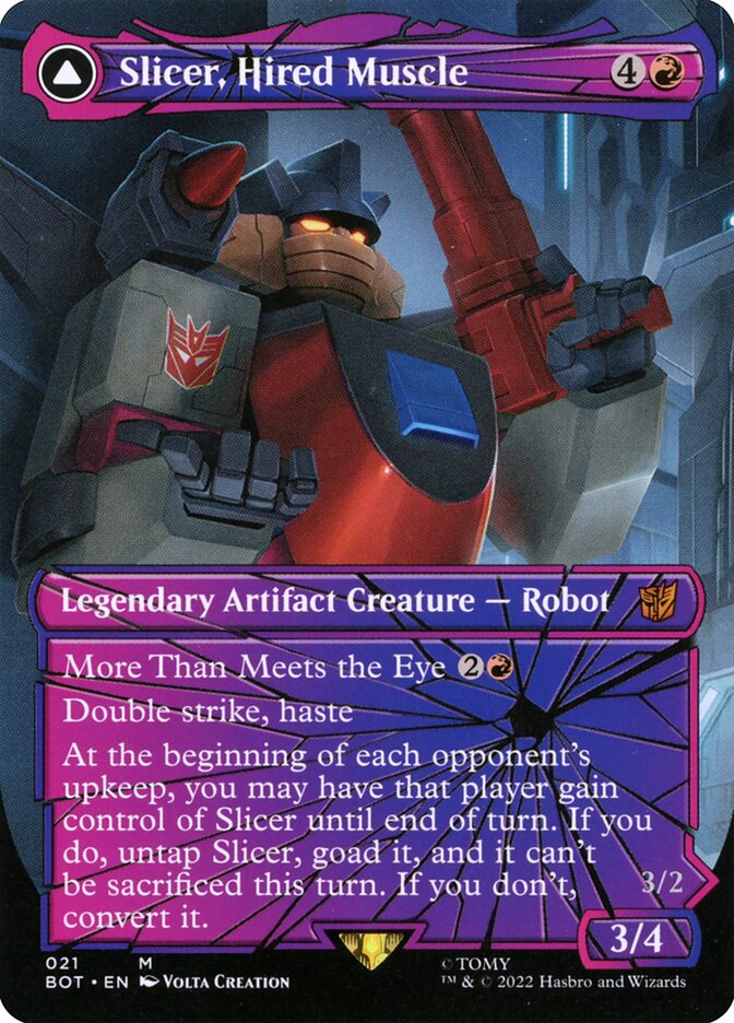 Slicer, Hired Muscle (Shattered Glass)