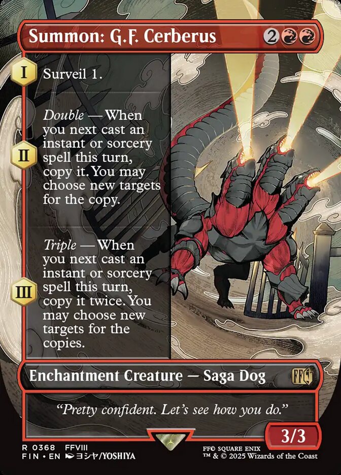 Summon: G.F. Cerberus (Borderless)