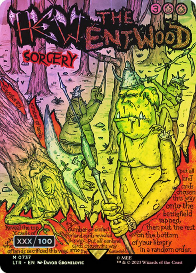 Hew the Entwood (Borderless Poster) (Serial Numbered)