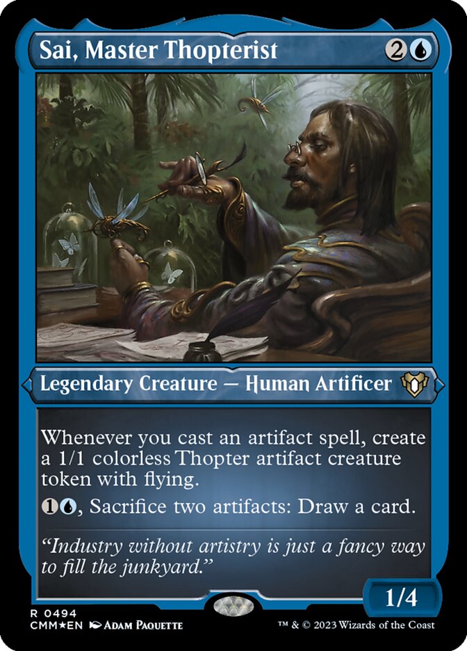 Sai, Master Thopterist (Foil Etched)