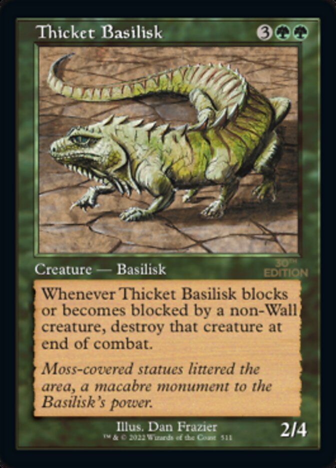 Thicket Basilisk (Retro Frame)