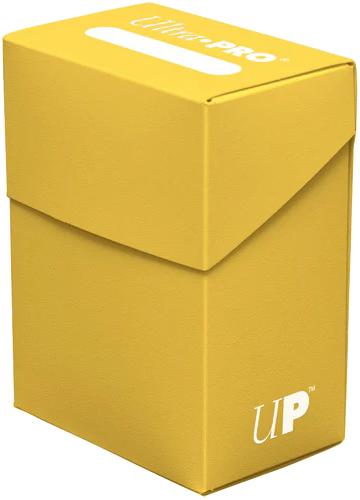 UltraPro: Yellow Solid Colour Deck Box- Deck Box