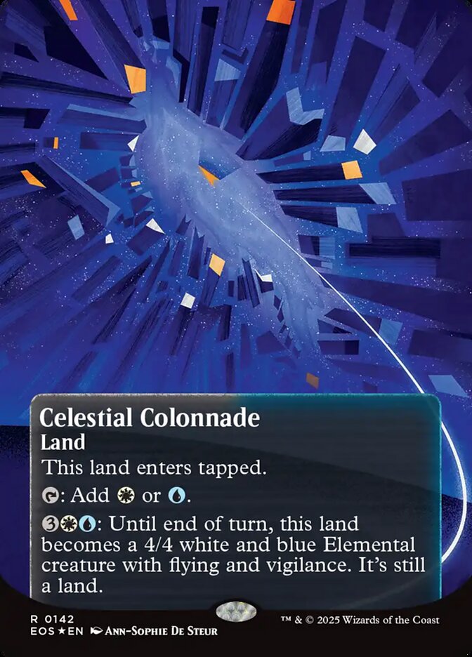 Celestial Colonnade (0142) (Borderless) (Galaxy Foil)