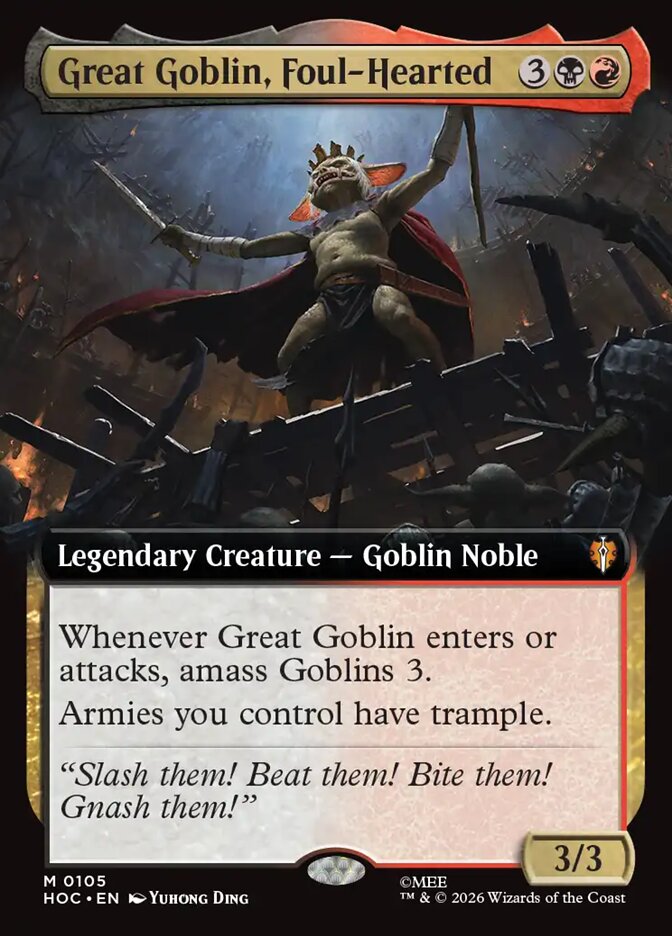 Great Goblin, Foul-Hearted (Extended Art)