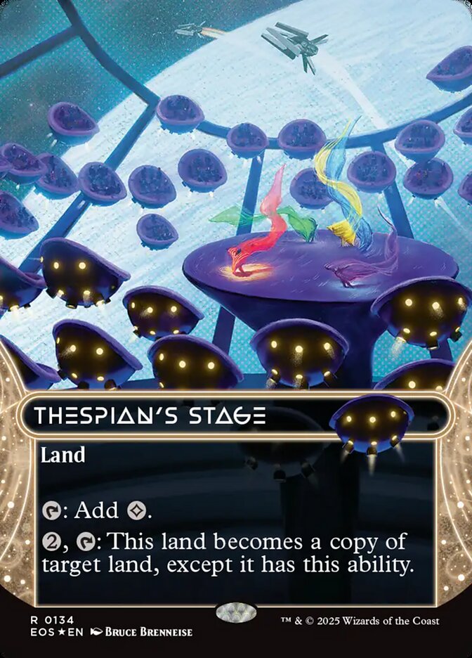 Thespian's Stage (0134) (Borderless) (Galaxy Foil)