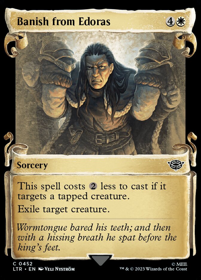 Banish from Edoras (Showcase Scrolls)
