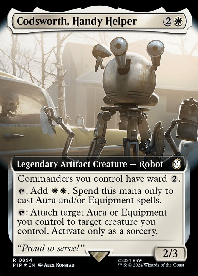 Codsworth, Handy Helper (Extended Art) (Surge Foil)