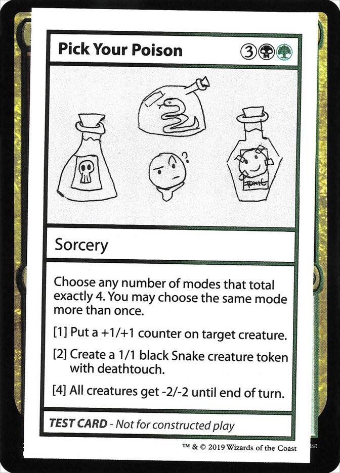 Pick Your Poison (No PW Symbol)