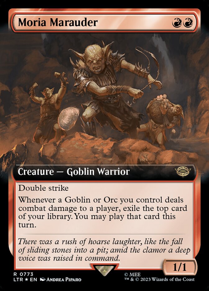 Moria Marauder (Extended Art) (Surge Foil)