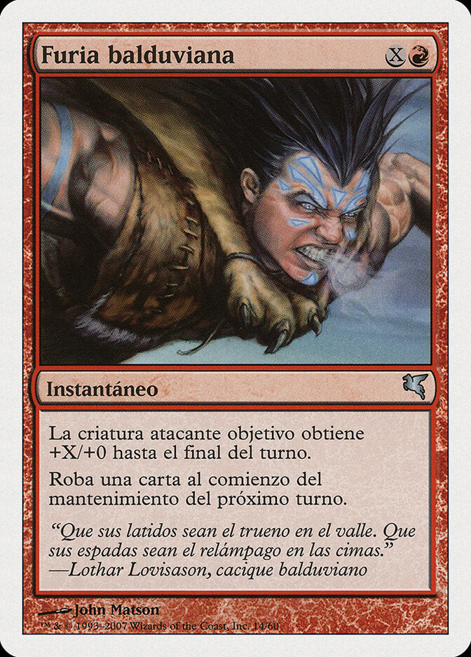 Balduvian Rage (Spanish) - "Furia balduviana" (I14)