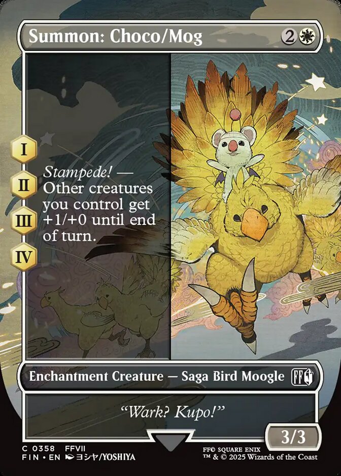 Summon: Choco/Mog (Borderless)
