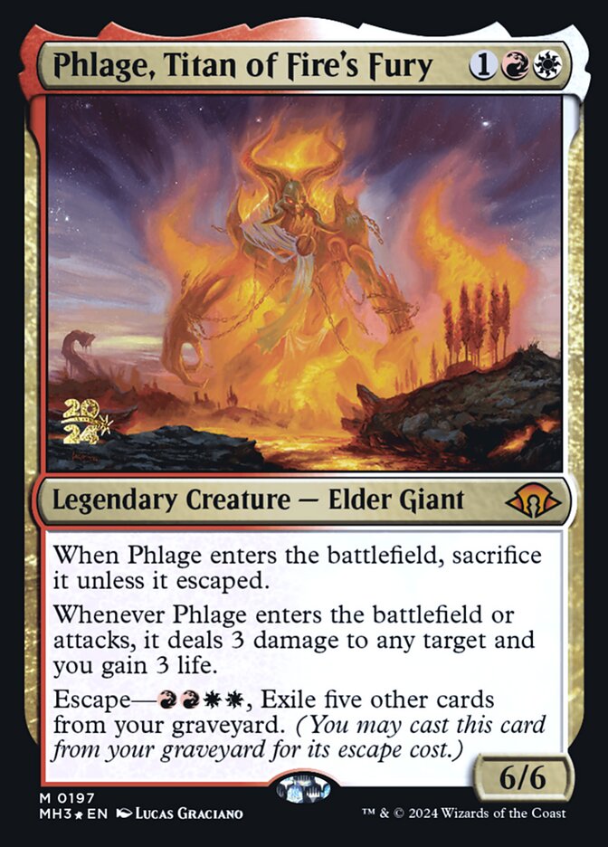Phlage, Titan of Fire's Fury
