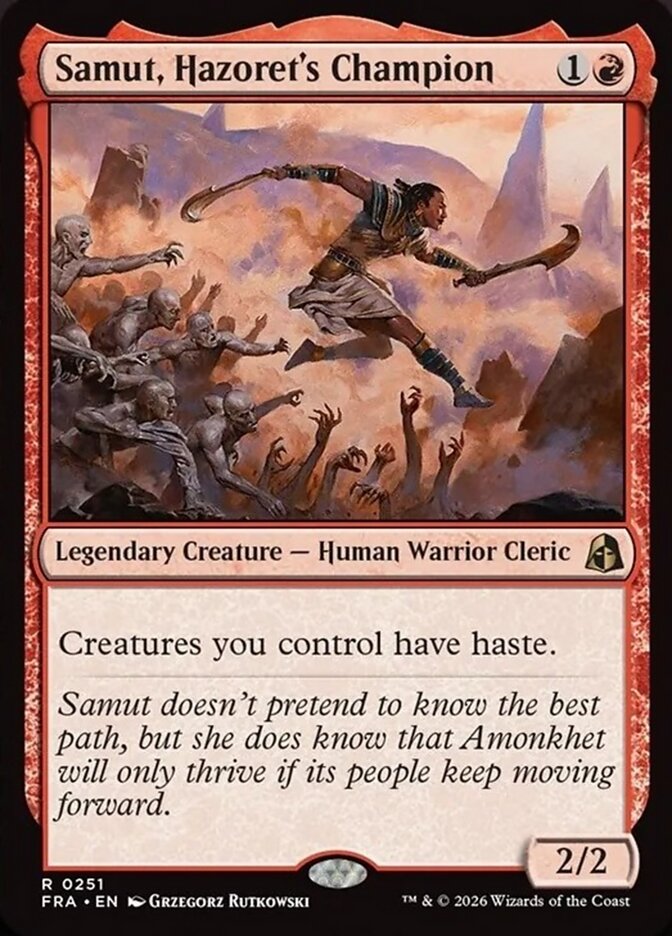 Samut, Hazorer's Champion