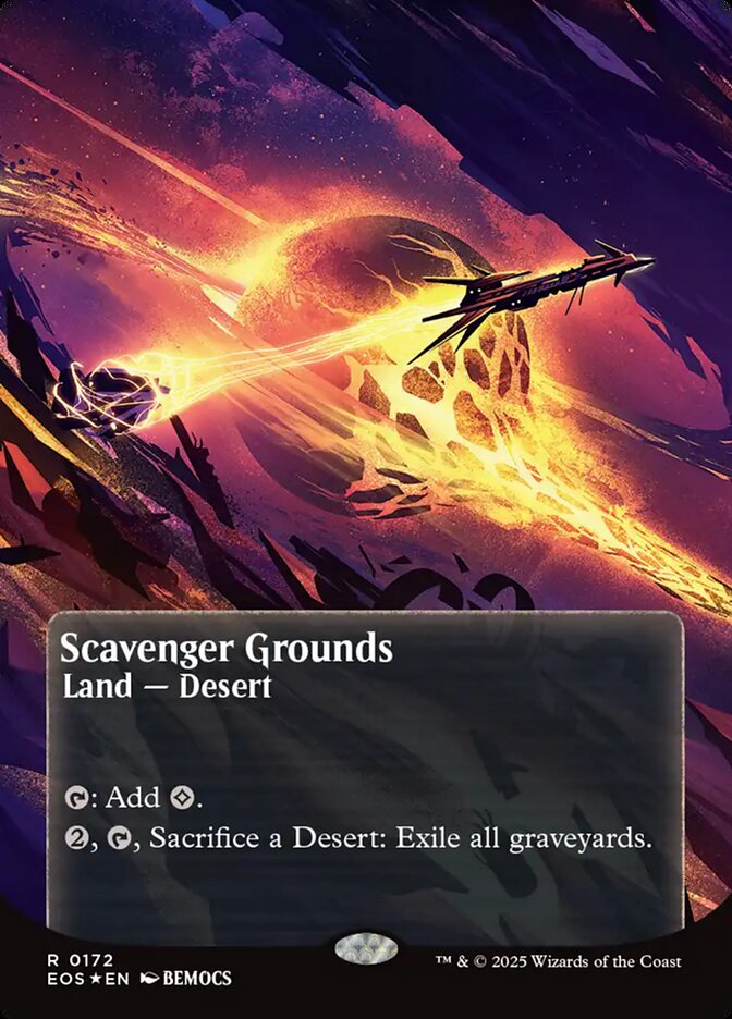 Scavenger Grounds (0172) (Borderless) (Galaxy Foil)