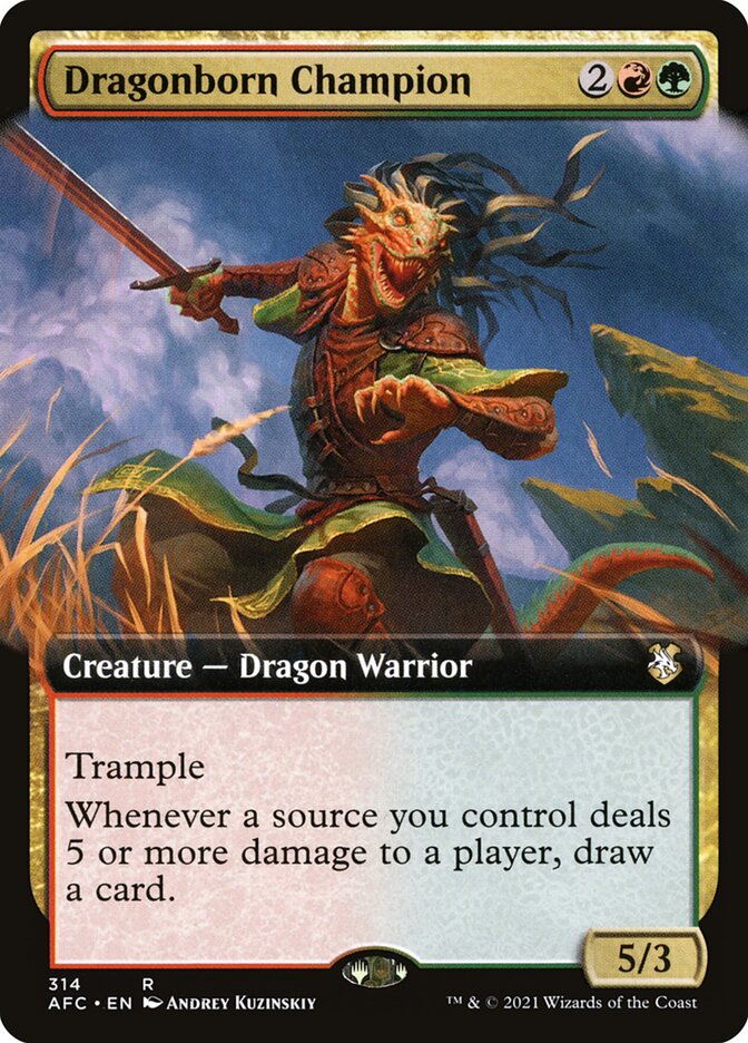 Dragonborn Champion (Extended Art)