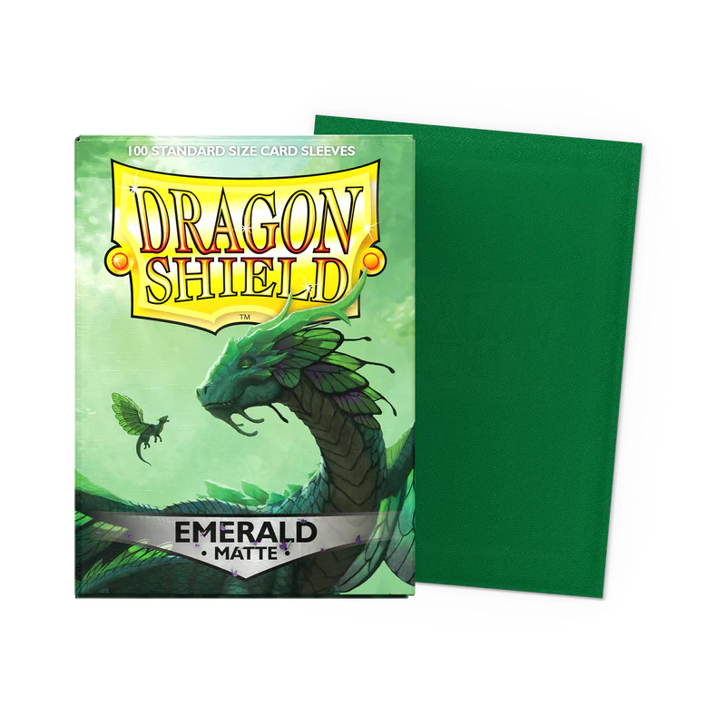 Dragon Shield: Emerald Matte- Standard Card Sleeves