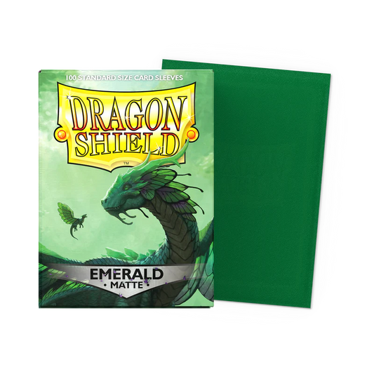Dragon Shield: Emerald Matte- Standard Card Sleeves