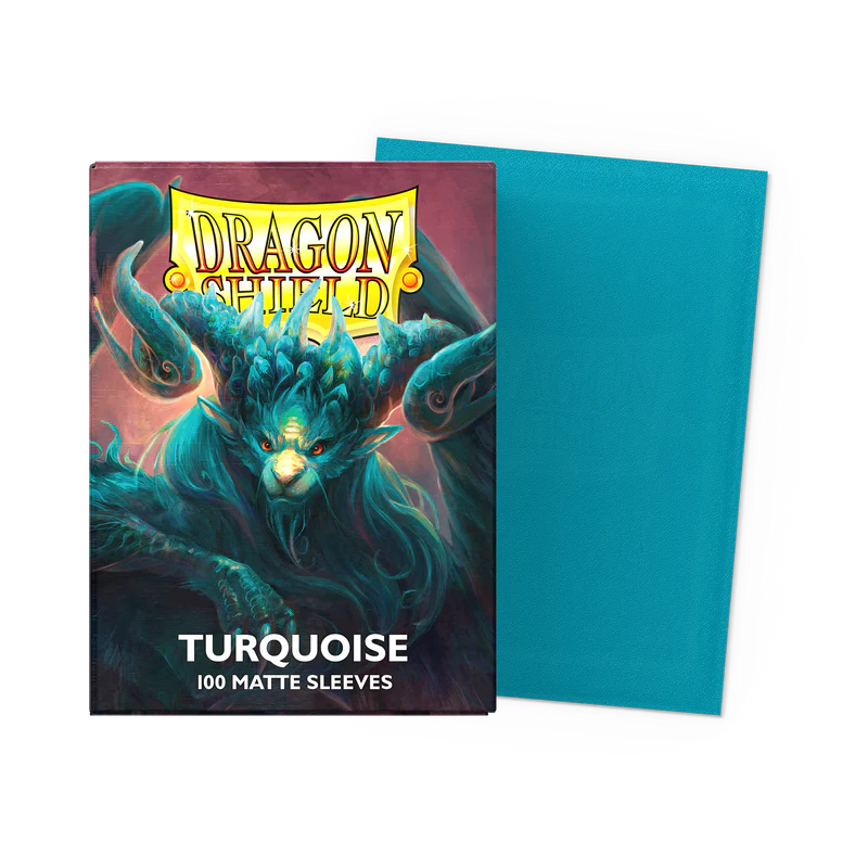 Dragon Shield: Turquoise Matte- Standard Card Sleeves