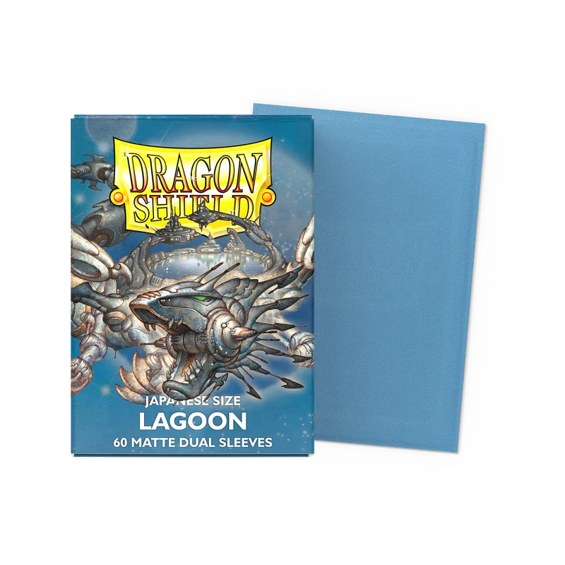 Dragon Shield: Japanese Size Matte Dual Sleeves - Lagoon