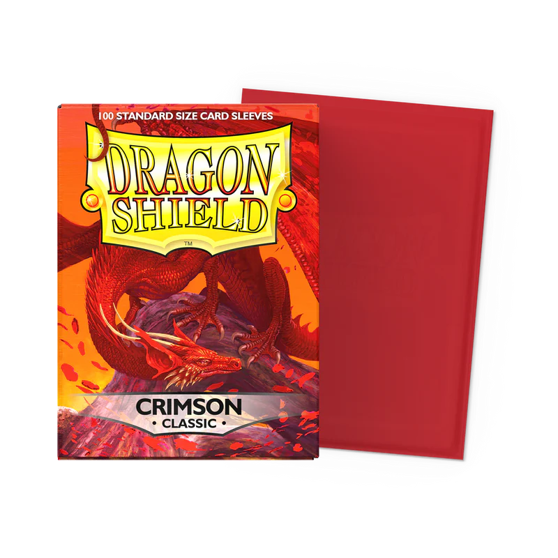 Dragon Shield: Crimson Classic- Standard Card Sleeves