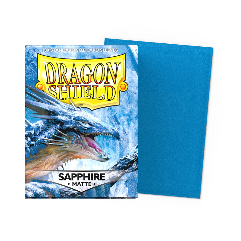 Dragon Shield: Sapphire Matte- Standard Card Sleeves