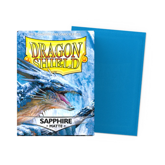 Dragon Shield: Sapphire Matte- Standard Card Sleeves