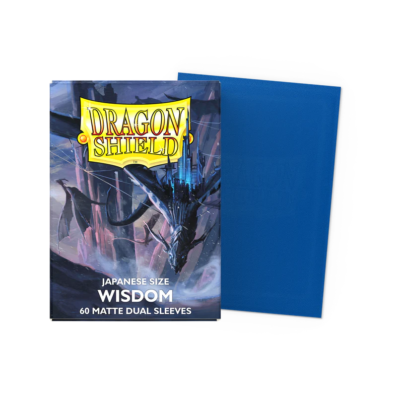 Dragon Shield: Wisdom Japanese Size Matte Dual Sleeves- Japanese Size Matte Dual Sleeves