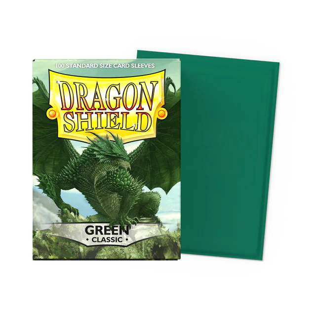 Dragon Shield: Green Classic- Standard Card Sleeves