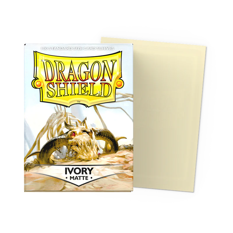 Dragon Shield: Ivory Matte- Standard Card Sleeves