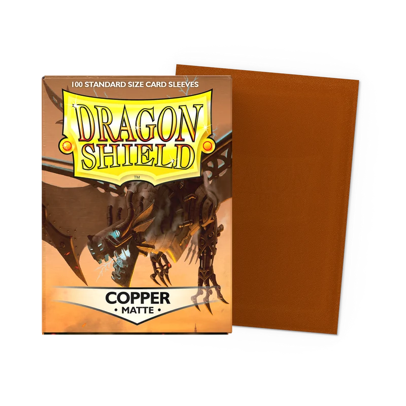 Dragon Shield: Matte Standard Card Sleeves - Copper