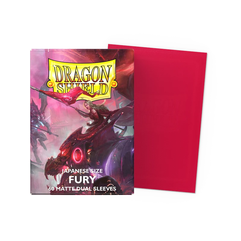 Dragon Shield: Japanese Size Matte Dual Sleeves - Fury
