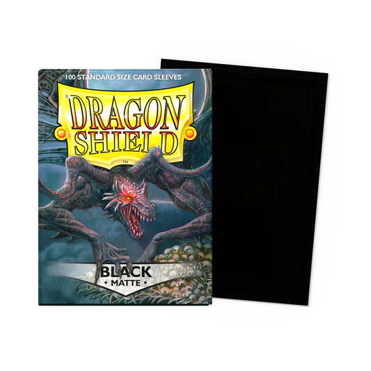 Dragon Shield: Black Matte- Standard Card Sleeves
