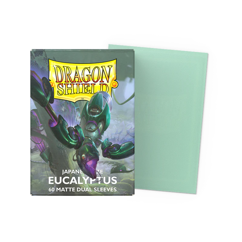 Dragon Shield: Japanese Size Matte Dual Sleeves - Eucalyptus