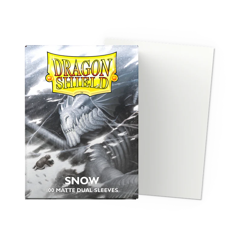 Dragon Shield: Snow Matte Dual- Standard Card Sleeve