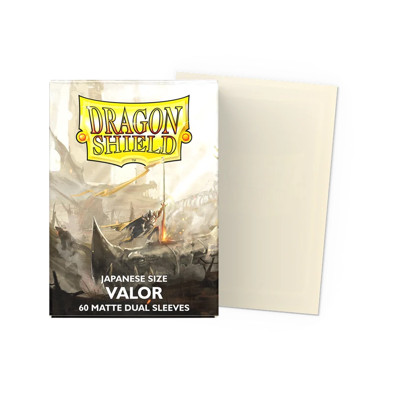 Dragon Shield: Japanese Size Matte Dual Sleeves - Valor