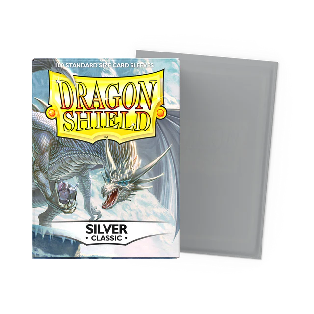 Dragon Shield: Silver Classic- Standard Card Sleeves