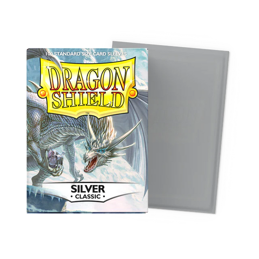 Dragon Shield: Silver Classic- Standard Card Sleeves