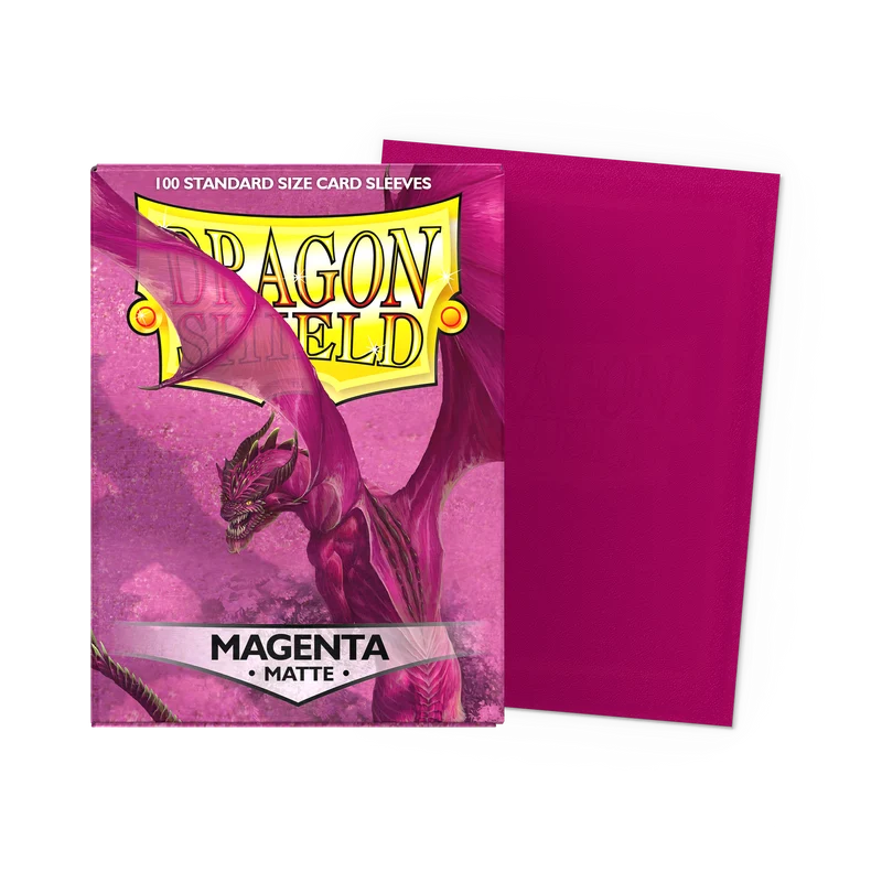 Dragon Shield: Matte Standard Card Sleeves - Magenta