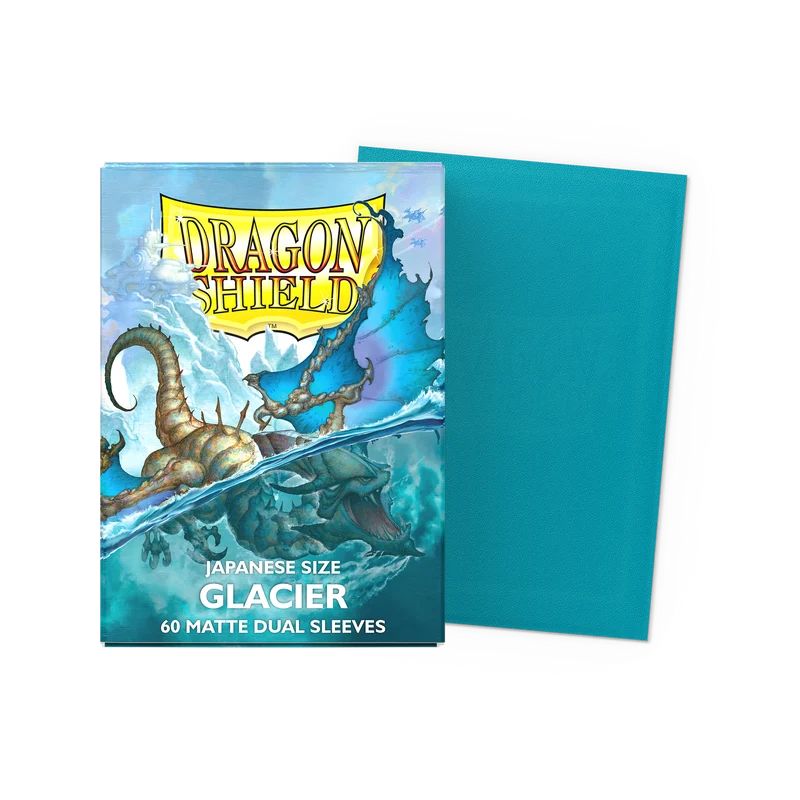 Dragon Shield: Japanese Size Matte Dual Sleeves - Glacier