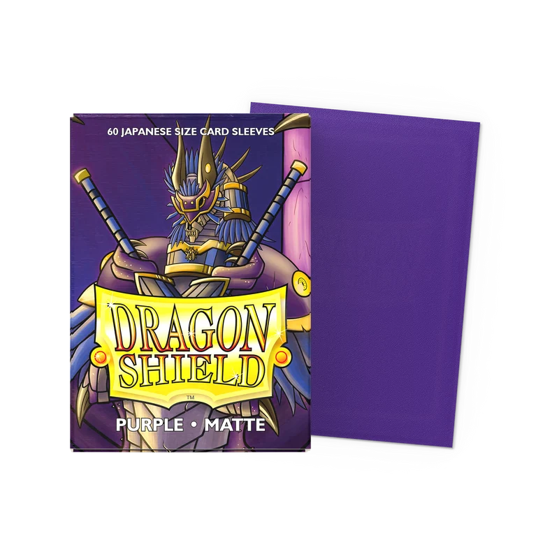 Dragon Shield: Japanese Size Matte Sleeves - Purple