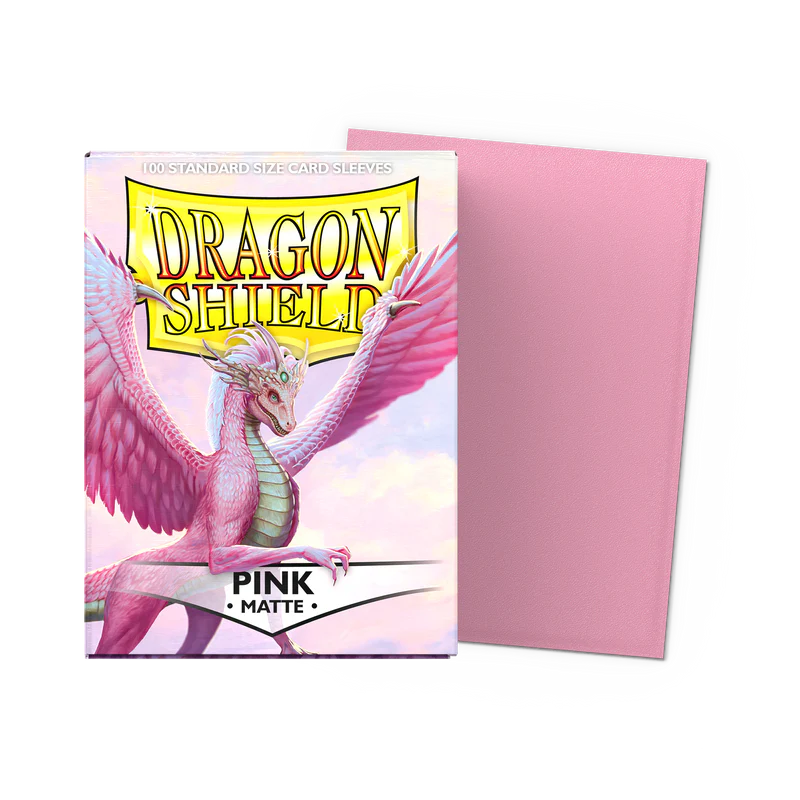 Dragon Shield: Pink Matte- Standard Card Sleeves