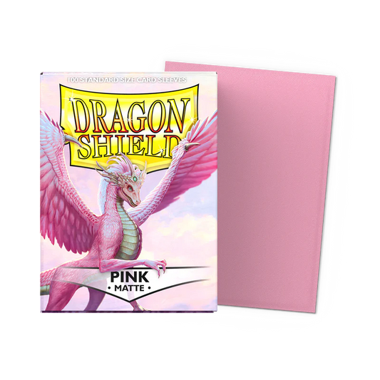 Dragon Shield: Pink Matte- Standard Card Sleeves