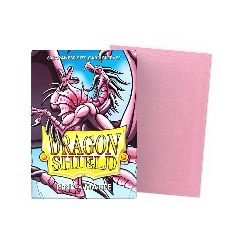 Dragon Shield: Japanese Size Matte Sleeves - Pink