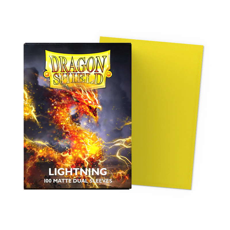 Dragon Shield: Lightning Matte Dual- Standard Card Sleeve