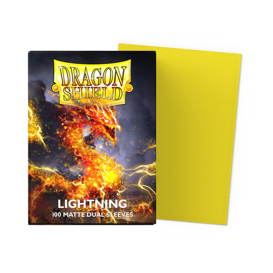 Dragon Shield: Lightning Matte Dual- Standard Card Sleeve