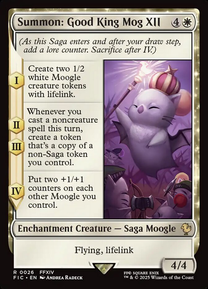 Summon: Good King Mog XII