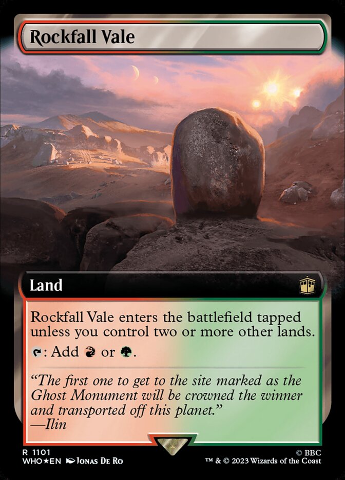 Rockfall Vale (Extended Art) (Surge Foil)