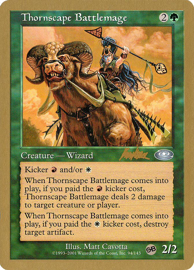 Thornscape Battlemage - 2002 Brian Kibler (PLS) (SB)